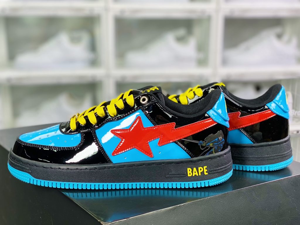 A Bathing Ape Comfort Ape BAPE Sta Low Sparkling Star Series Low Top Classic Retro Casual Sports Board Shoes 