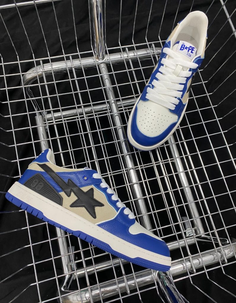 G-version Dongguan pure original Bape sta: white gray blue 11