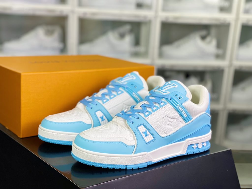 Virgil Abloh personally designed the cutting tool ❗ The all-new LV Louis Vuitton Trainer Sneaker Low Low cut retro casual sports culture versatile basketball board shoes 10