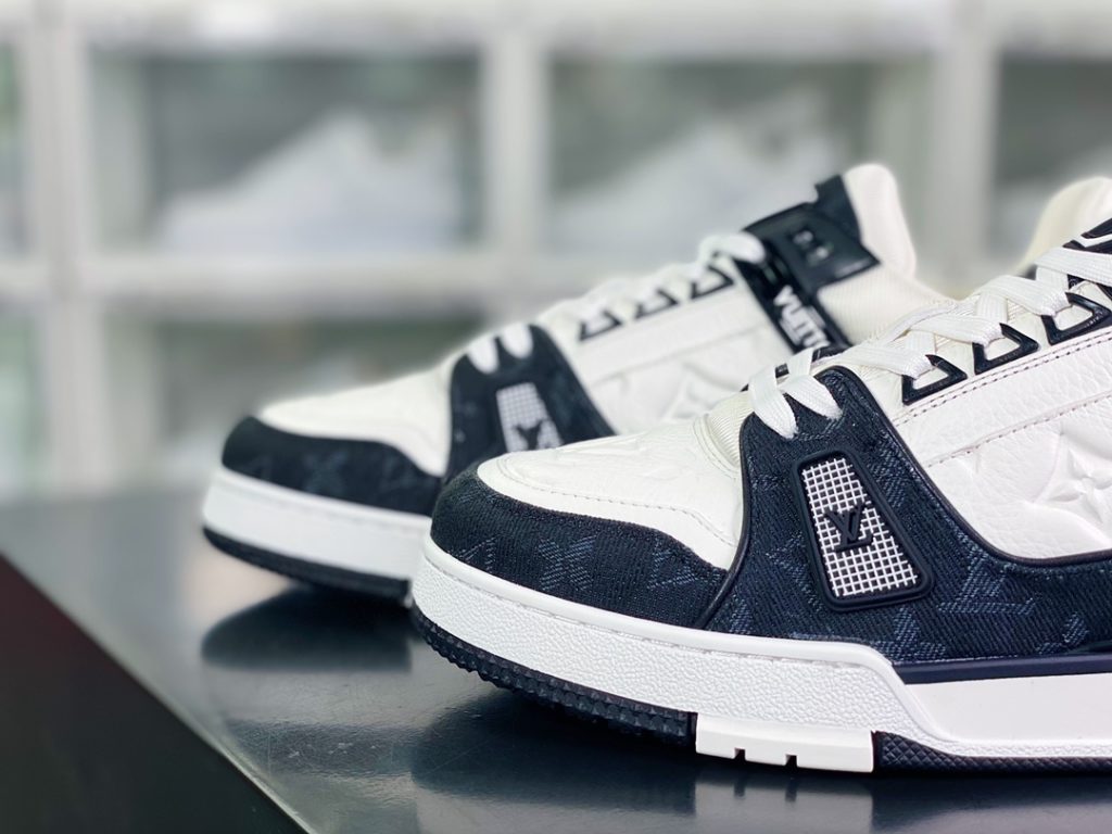 Virgil Abloh personally designed the cutting tool ❗ The all-new LV Louis Vuitton Trainer Sneaker Low Low cut retro casual sports culture versatile basketball board shoes 10