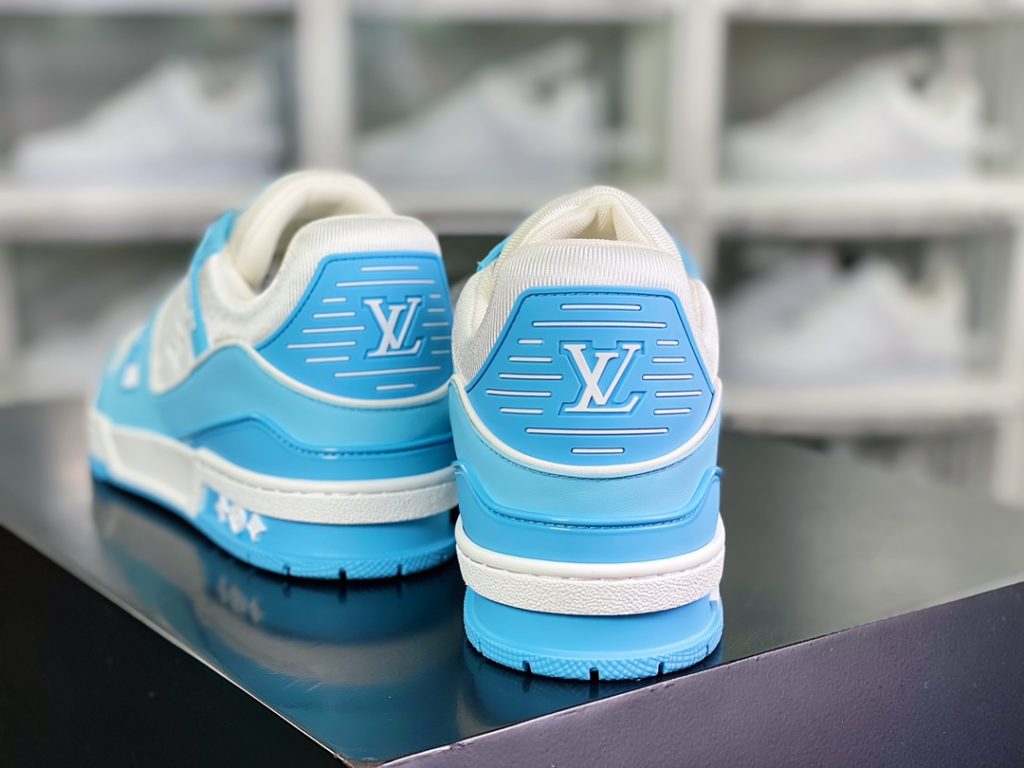 Virgil Abloh personally designed the cutting tool ❗ The all-new LV Louis Vuitton Trainer Sneaker Low Low cut retro casual sports culture versatile basketball board shoes 10