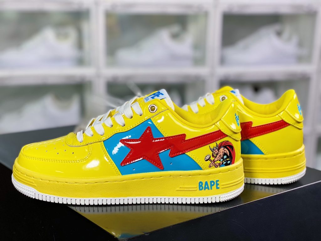 A Bathing Ape Comfort Ape BAPE Sta Low Sparkling Star Series Low Top Classic Retro Casual Sports Board Shoe 