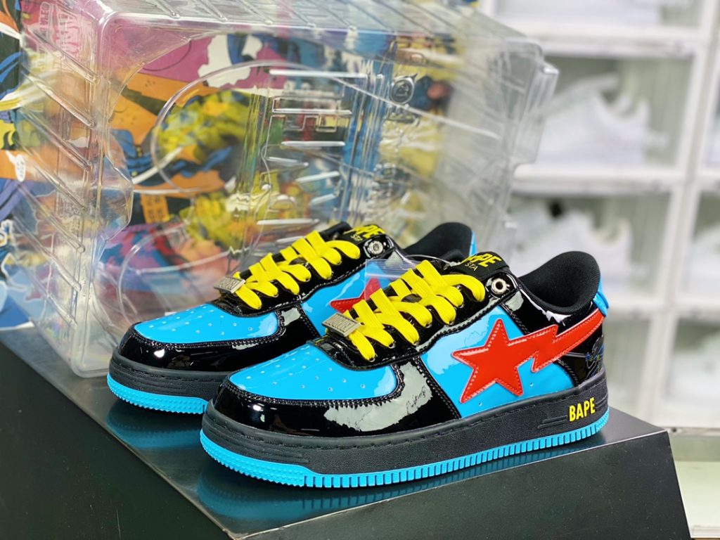 A Bathing Ape Comfort Ape BAPE Sta Low Sparkling Star Series Low Top Classic Retro Casual Sports Board Shoes 