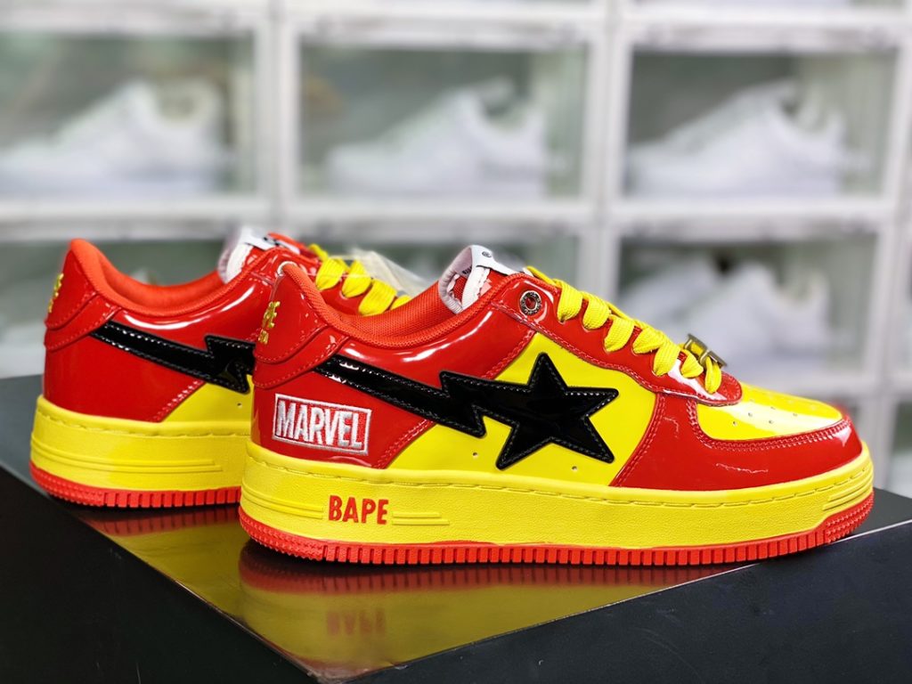 A Bathing Ape Comfort Ape BAPE Sta Low Sparkling Star Series Low Top Classic Retro Casual Sports Board Shoe 