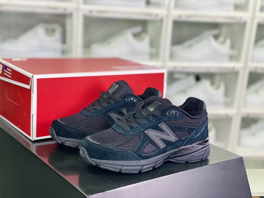 NB New Balance] in USA M990V4 Series Classic retro casual sports running shoes 