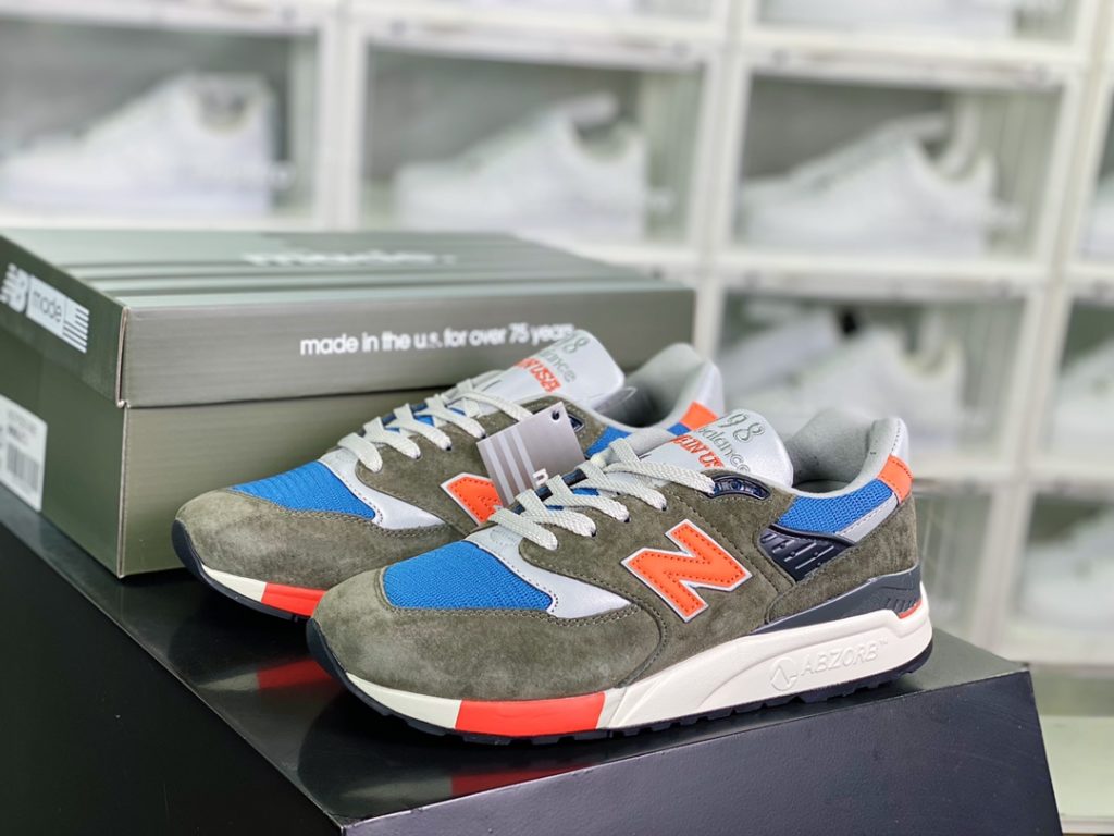 [NB New Balance New Balance] M998 Made in USA high-end American blood series classic retro leisure sports jogging shoes 