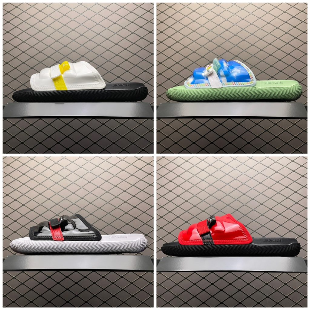 Local Made Air Jordan Super Play Slide Summer Fashion New Slippers Available in Four Colors Absolute Appearance in This Year's AJ Slippers Collection Size: 40 41 42.5 43 44 45 46 Slim Small