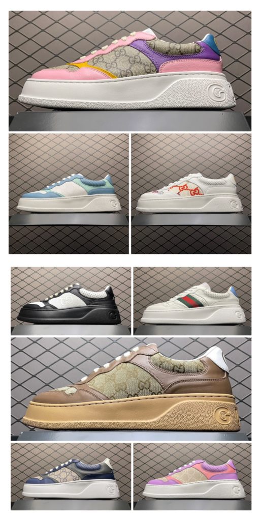 Local self fetching Gucci Gucci Chunky B Low Top Casual Board Shoes Made of Napa Super Soft Headlayer, Real Leather Upper Material, Super Soft Leather Inner Lining, Padded Sole, Glueless Goodyear Inner and Outer Locking Process, Complete Set of Accessories Size: 35 36 37 38 39