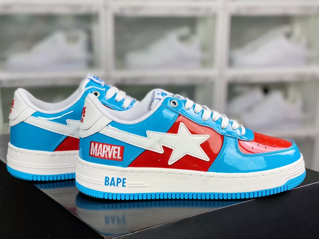 A Bathing Ape Comfort Ape BAPE Sta Low Sparkling Star Series Low Top Classic Retro Casual Sports Board Shoe 