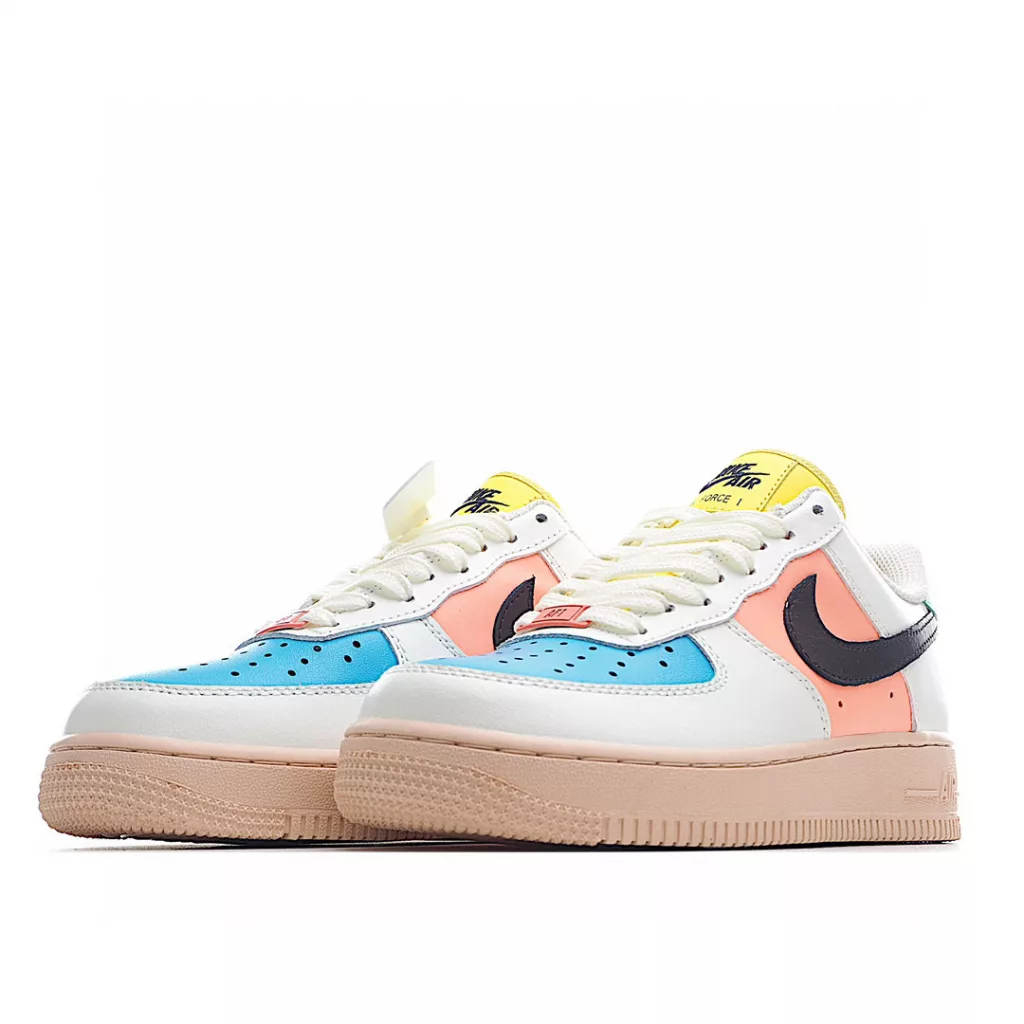 NK Air Force 1 Air Force One official synchronization original level original last original paperboard to create pure air force version # Focus on foreign trade channel full palm built-in honeycomb air cushion # Original box accessories original factory midsole steel seal, perfect lacing 9