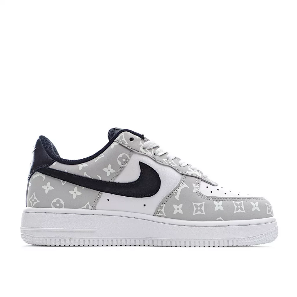 Company-level Louis Vuitton Co branded Customization Nike Air Force 1 Low'07 Air Force Low Top Casual Board Shoe Top Layer Leather Customization LV Shoe Box Body Glow Plus 9