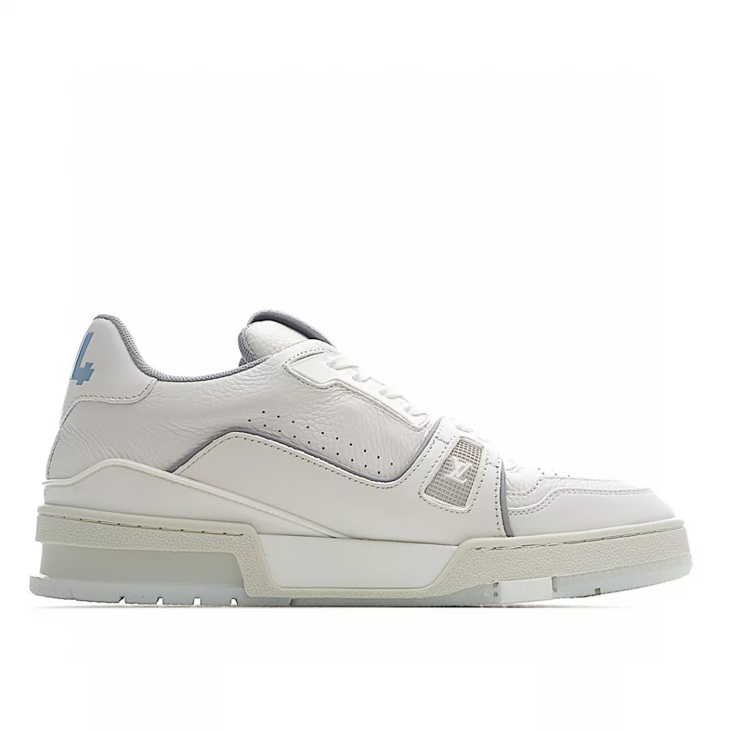 The original mixed sales version of Gong Jun, the same white cement Virgil Abloh, personally designed the new LV Louis Vuitton Trainer Sneaker Low Casual 9