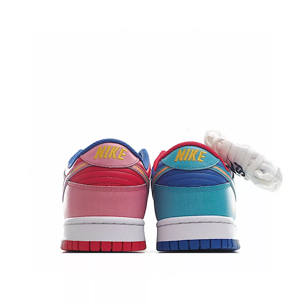 Cactusplantflemarket x NK Dunk Low Rainbow Smiling Face Co branded Rainbow Mandarin Duck Co branded Low Top Sports Casual Board Shoes LF4587-001 Featuring 3D Layer Excitation Technology 14