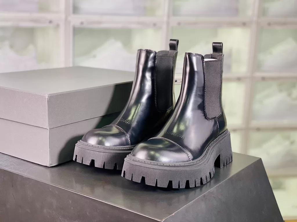 BALENCIAGA Balenciaga Couple Big Head Cut West Martin Boots 17