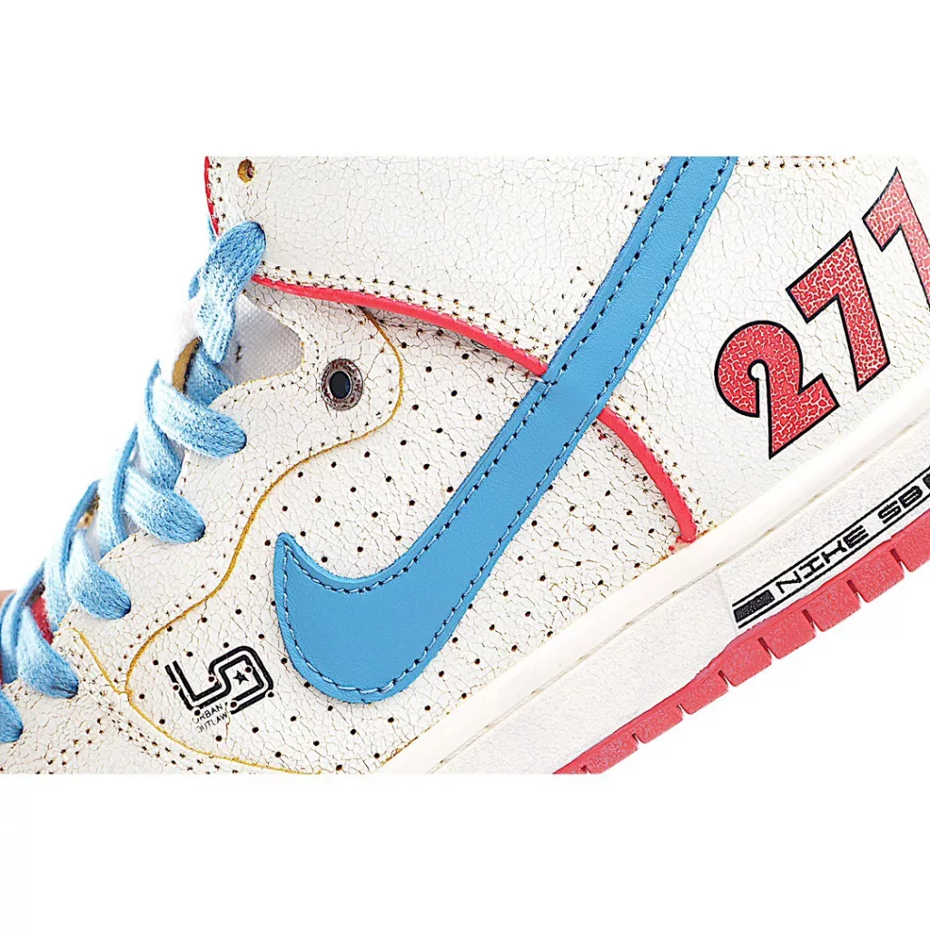 [YH Scan Version] Pure Original Ishod Wair X Magnus Walker X Nike SB Dunk High Pro Decon QS White Blue Red Porsche 91130