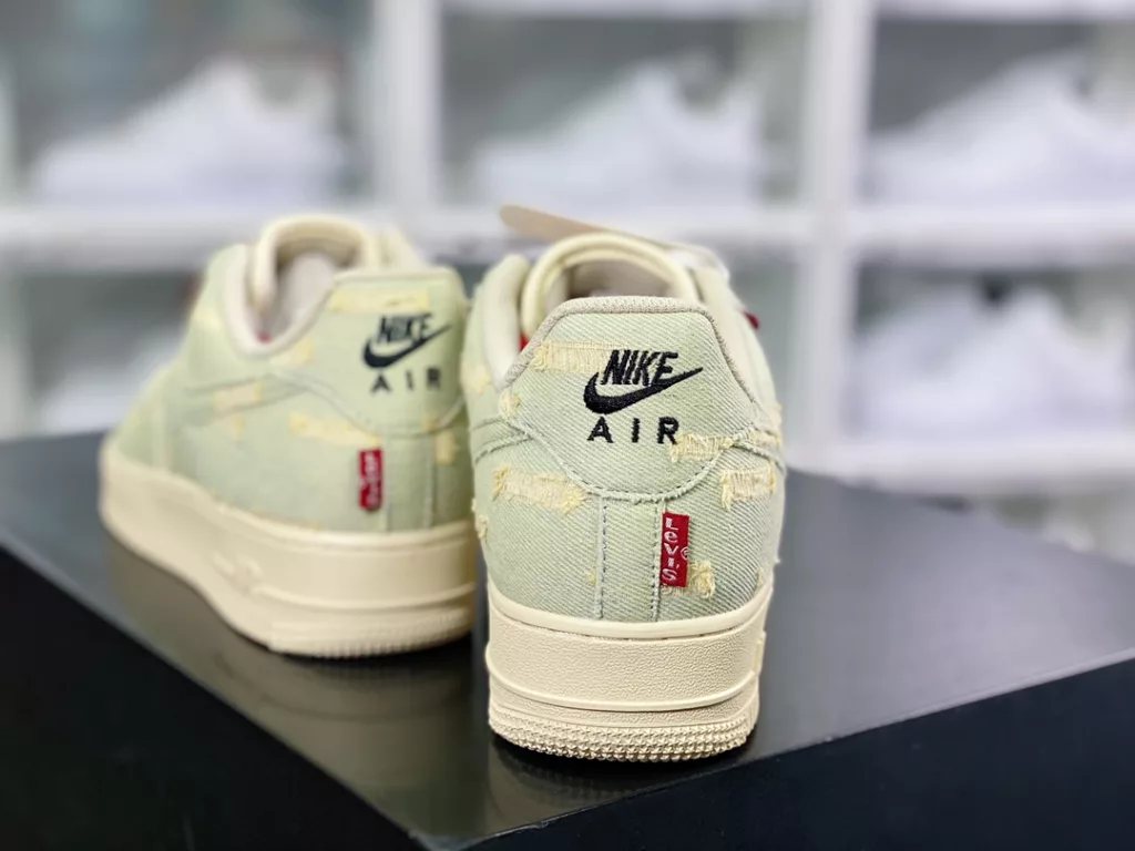 Levi's x By You x Air Force 1 Low 'Exclusive Denim' Air Force One Low top Classic Versatile Casual Sneakers 