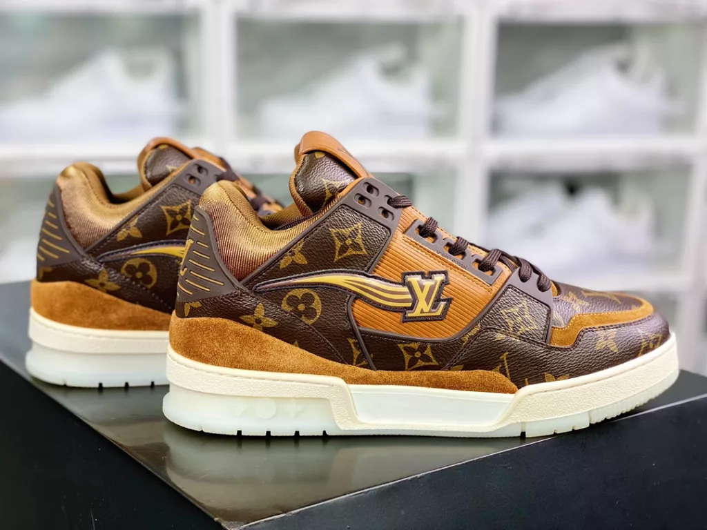 LV Louis Vuitton Trainer Sneaker Low Sport Collection Low Top Vintage Versatile Casual Sports Culture Basketball Cricket Shoes 10