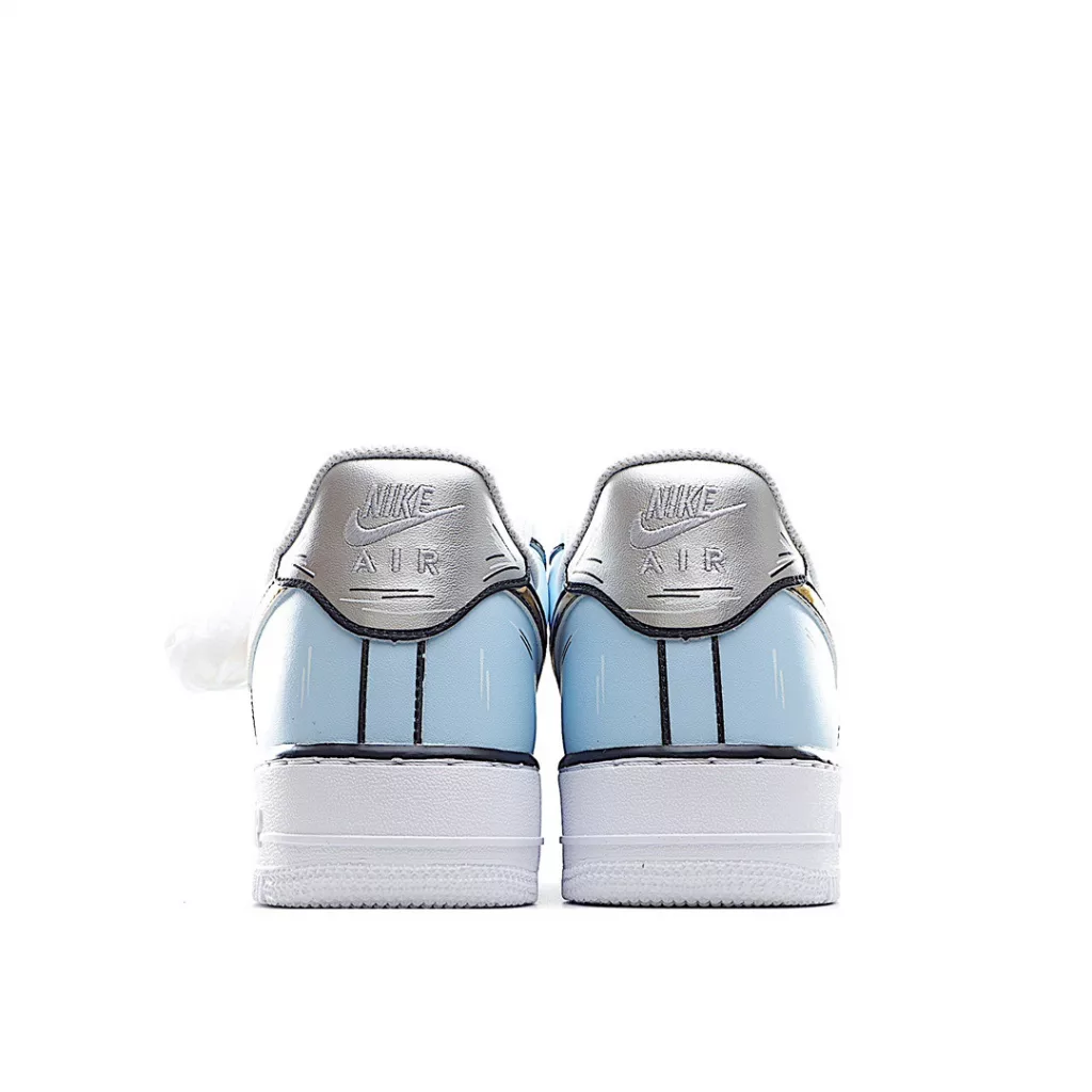 Officially popular customized anime theme Nike Air Force 1 Low '07 Ice and Snow Wonderful Match Color Air Force One Low top Casual Board Shoes Customized leather, original tree, original cardboard, pure air force version, built-in full-length air cushion 9