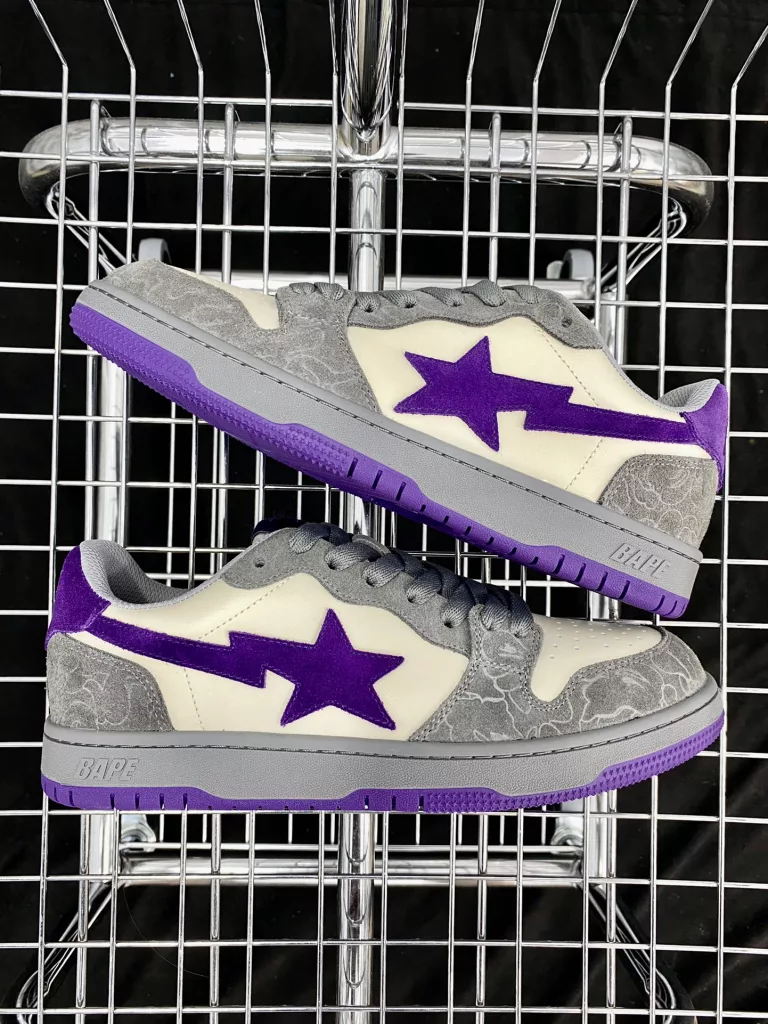 G version Dongguan pure original Bape sta: gray purple 9