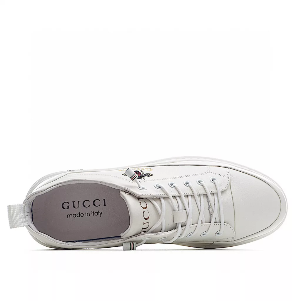 Gucci/Gucci Screener GG High Top Sneaker, a series of casual board shoes made in Guangdong, with original quality. Original product # Original last paper version data development version # Full set of cabinet packaging and accessories # Fabric used is 9