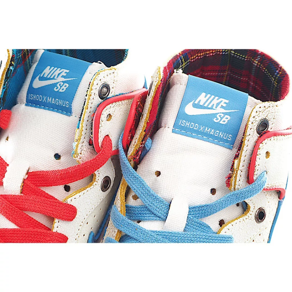 [YH Scan Version] Pure Original Ishod Wair X Magnus Walker X Nike SB Dunk High Pro Decon QS White Blue Red Porsche 91130