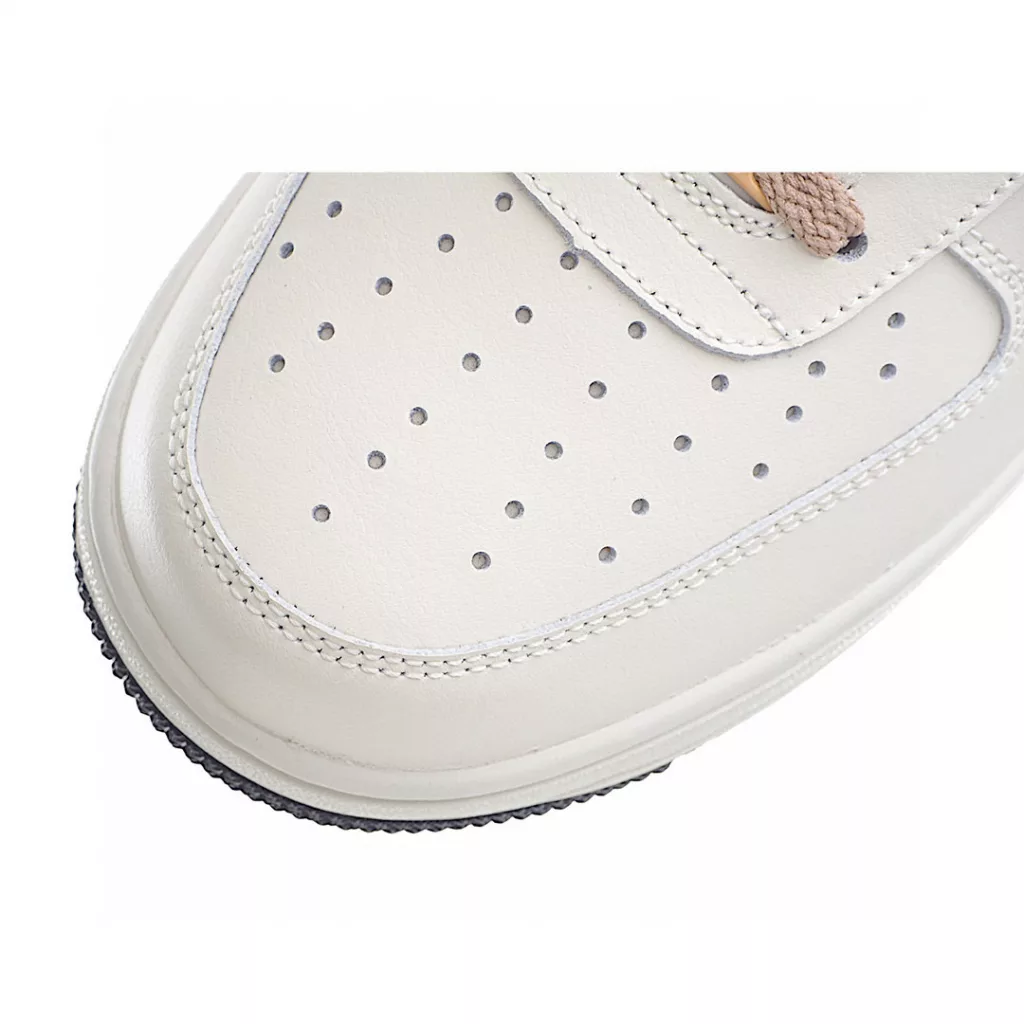 NK Air Force 1 Low '07 Air Force One Low top Classic Board Shoes Milk White Brown CJ6065-500 produced by a big factory, the highest cleanliness in the market, the original standard, the built-in Sole air cushion in the original box has been infinitely close to the company 9