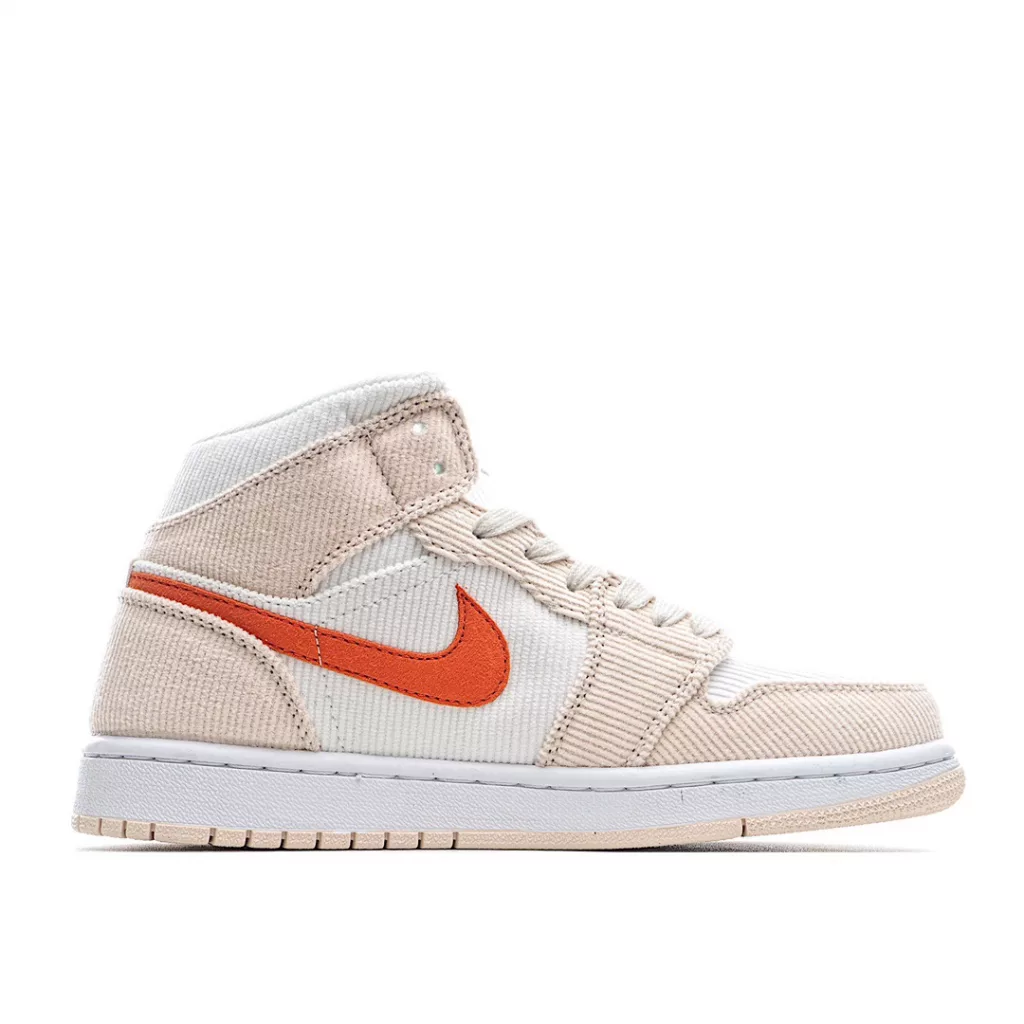 Exclusive live shooting ✨ The only ceiling level on the market for the B-version new product is the Air Jordan 1 MiD white pink orange. Product number: DA8009-100. Price positioning: Conscience. Dozens of color schemes are gradually released