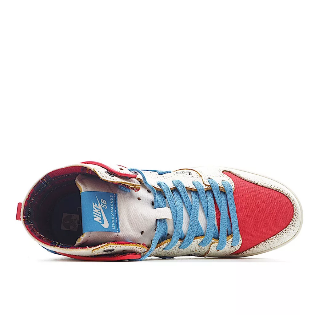 [YH Scan Version] Pure Original Ishod Wair X Magnus Walker X Nike SB Dunk High Pro Decon QS White Blue Red Porsche 91130