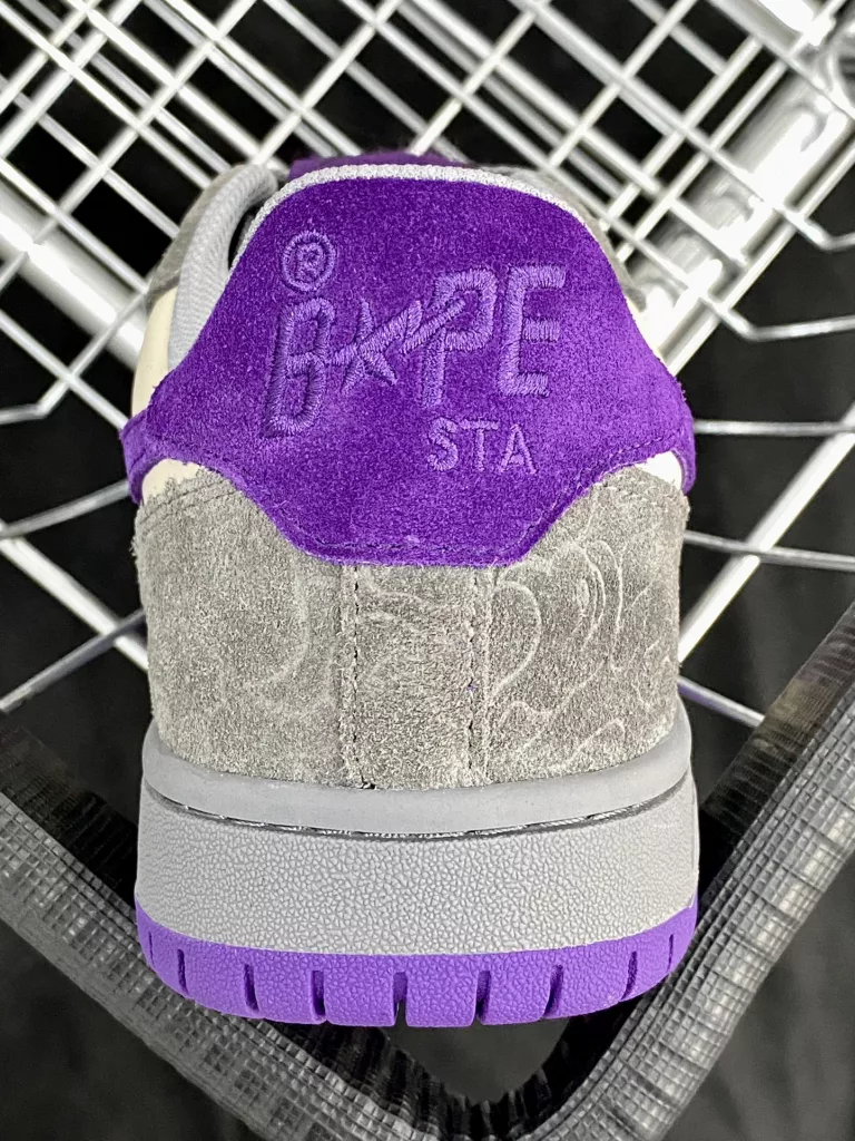 G version Dongguan pure original Bape sta: gray purple 9