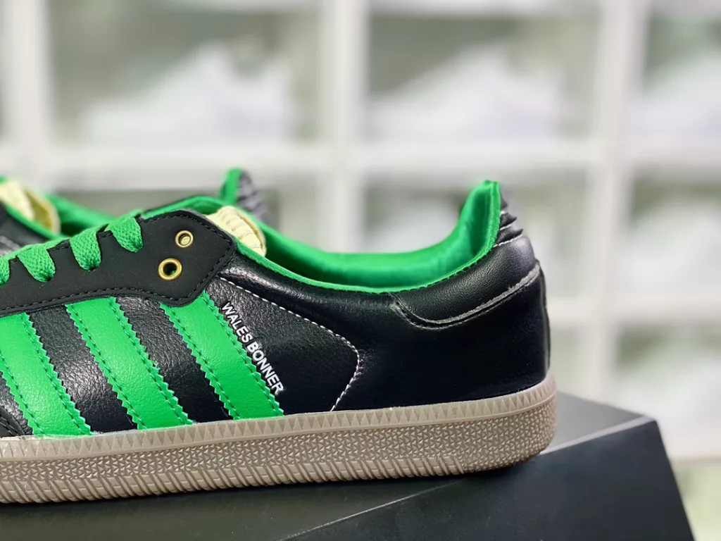 Adidas Three Leaf Grass Originals Samba Vegan OG Samba Dance Series Gentlemen's German Training Football Style Versatile Low Top Casual Sports Board Shoes 