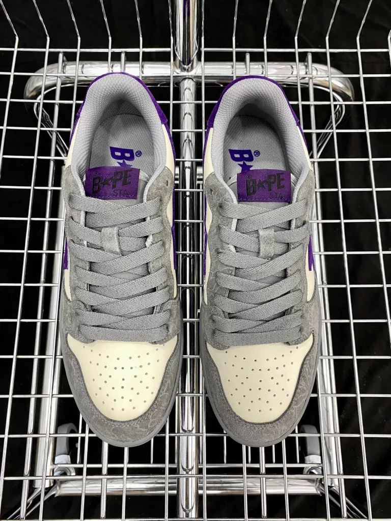 G version Dongguan pure original Bape sta: gray purple 9