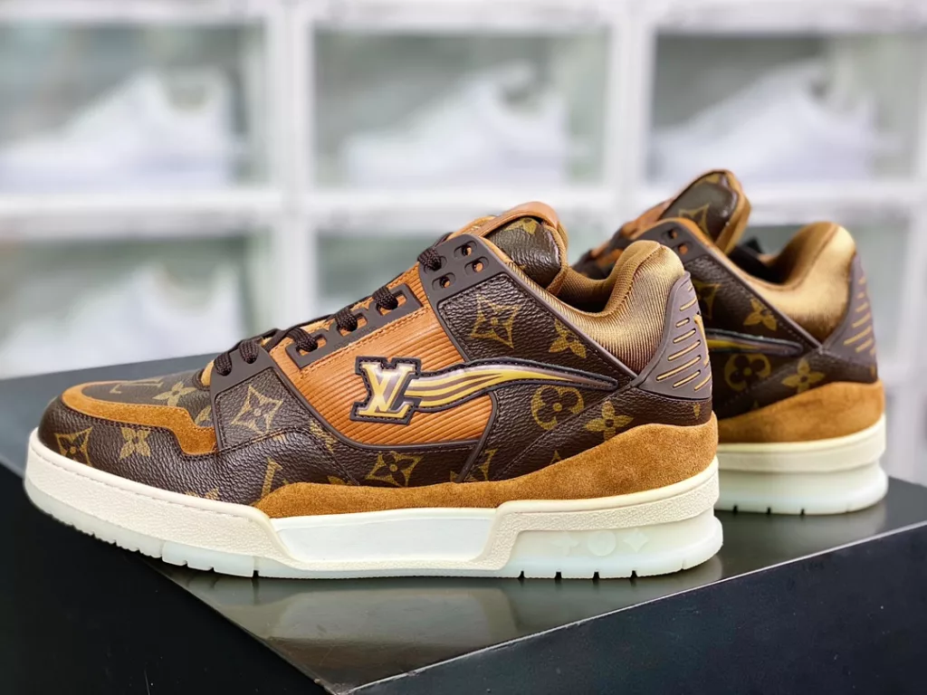 LV Louis Vuitton Trainer Sneaker Low Sport Collection Low Top Vintage Versatile Casual Sports Culture Basketball Cricket Shoes 10