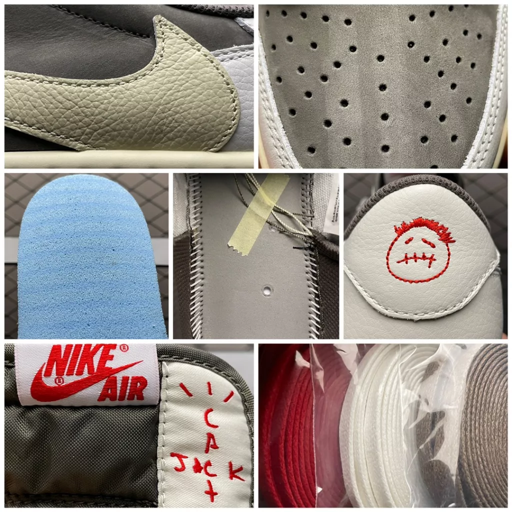 Local self sourced S version of the original Travis Scott x Air Jordan 1 Low White Brown TS Co branded Barb AJ1 Joe 1 Low Top Cultural Basketball Shoe DM7866-162 Industry First Tier Big Factory Original Shoe Original Data Development Correct Velvet Feel Original Leather Material Correct insole Back Adhesive Inner Oil Print Font Weaving Mark Electric Embroidery Heel Perfect Presentation Size: 36 36.5 37.5 38 38.5 39 40 40.5 41 42 42.5 43 44 44.5 45 46 47.5