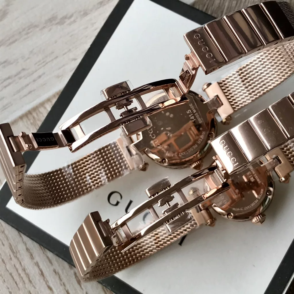 Gucci Baselworld new favourite, new design, natural mother-of-pearl face, delicate mesh band, original Swiss quartz, large parts original out, small 22 ~ medium ~ 27mm diameter, with full package out!