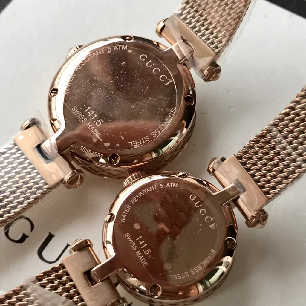 Gucci Baselworld new favourite, new design, natural mother-of-pearl face, delicate mesh band, original Swiss quartz, large parts original out, small 22 ~ medium ~ 27mm diameter, with full package out!