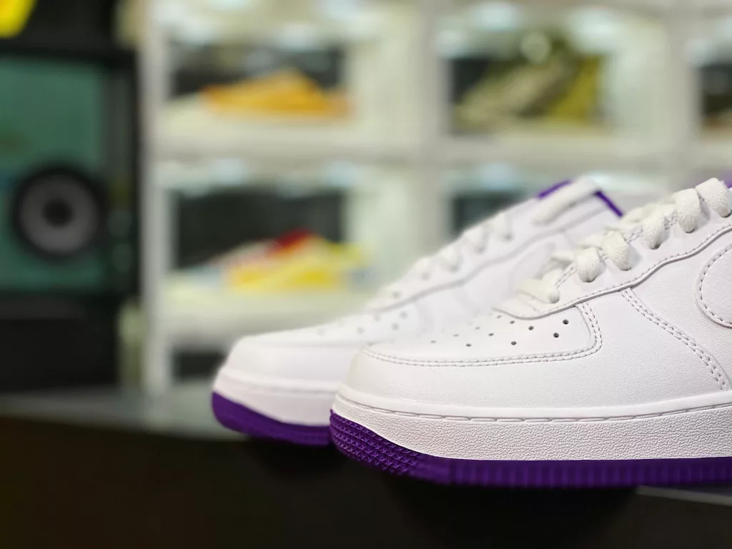 Air Force1 Low White purple Air Force One low-end CJ1380-10010