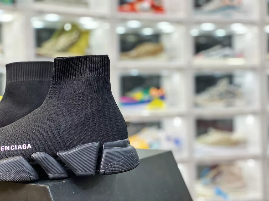 Balenciaga Speed 2.0 Original Knitted Cotton Socks and Shoes 20S Autumn/Winter New Product Launch Pure Original Version Logo Never Drops Word Right Toe with NFC Sensing Chip Hot Melt Internal Label # ZP Original Shoe Exploded # M10