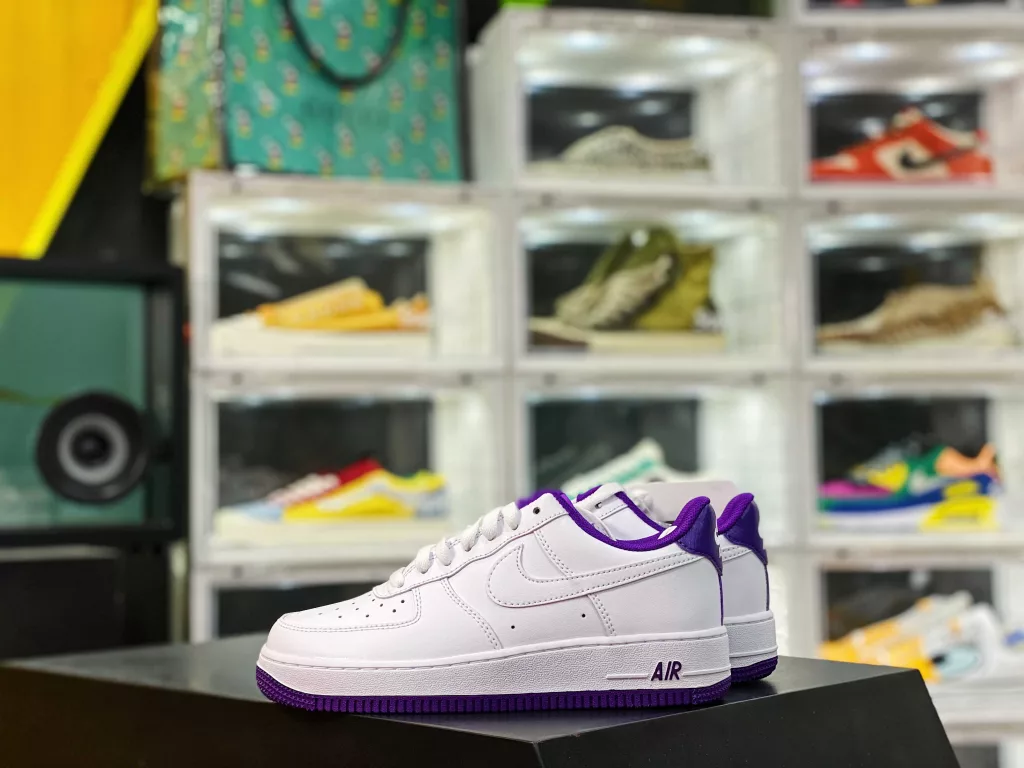 Air Force1 Low White purple Air Force One low-end CJ1380-10010