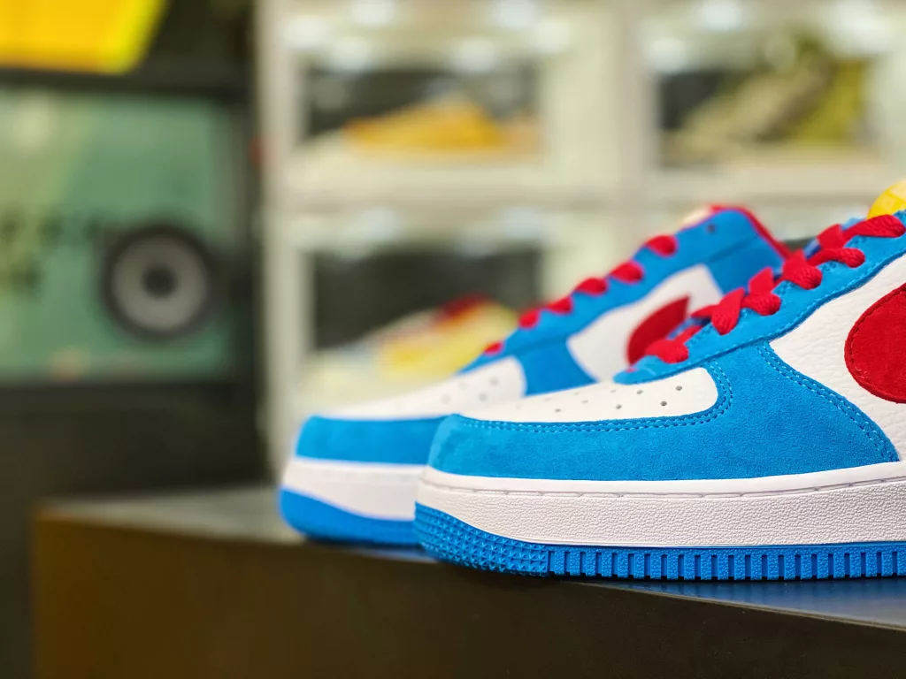 Company level Nike Air Force 1 Low Doraemon Air Force One Low Top Create the Most Pure Genuine Style Focus on Foreign Trade Channel First layer Genuine Full length Built in Air Cushion Original Box Accessories Midsole Steel Seal Complete Built in Air Cushion Article No. CU2980-19310