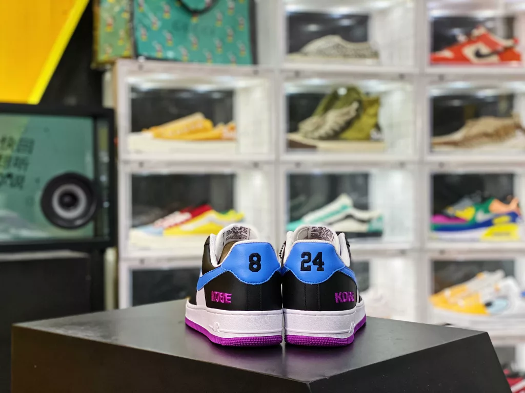 Air Force 1'07 Purple Gold and White Lake People's Remembrance 24 Kobe Bryant Series Product Number: AQ8741 60910