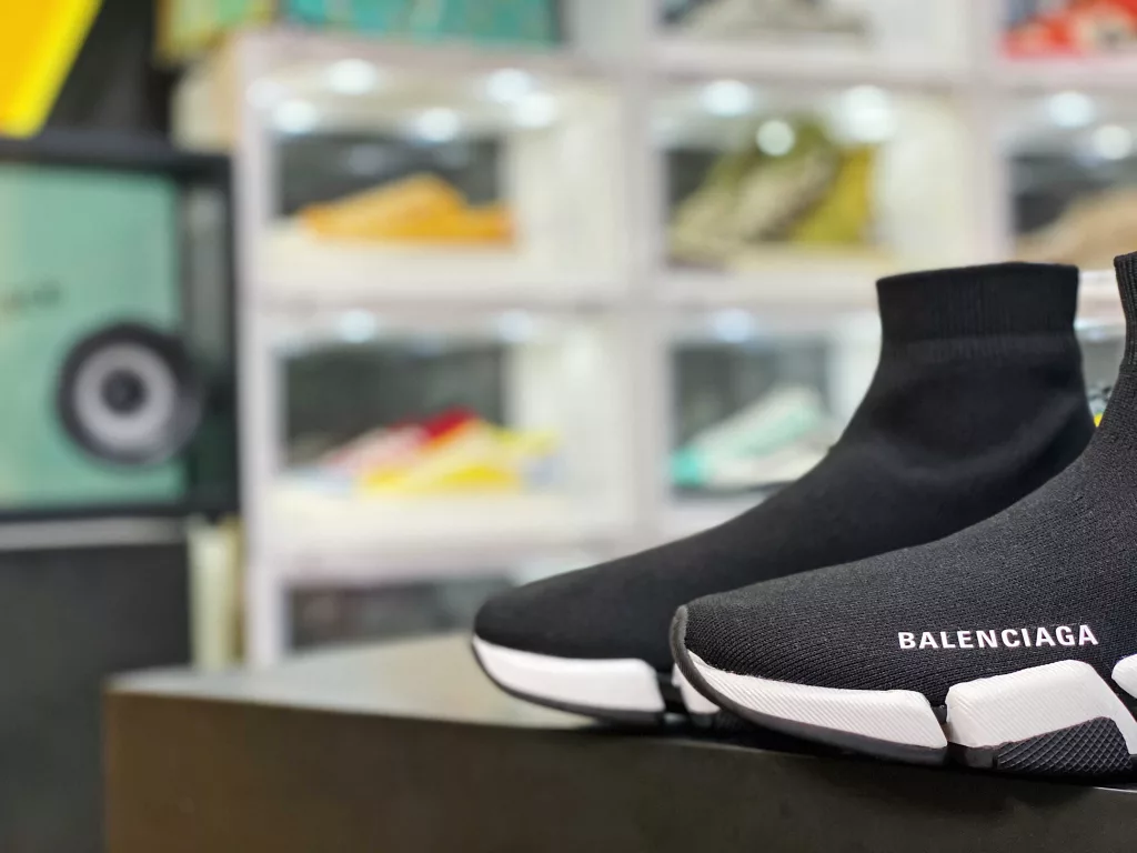 Balenciaga Speed 2.0 Original Knitted Cotton Socks and Shoes 20S Autumn/Winter New Product Launch Pure Original Version Logo Never Drops Word Right Toe with NFC Sensing Chip Hot Melt Internal Label # ZP Original Shoe Exploded # M10