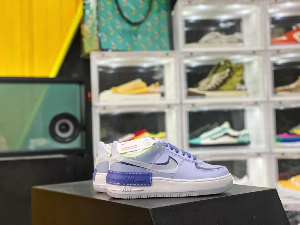 Delivery terminal real air cushion combination bottom Wmns Air Force 1 Shadow SE 'World Indigo' Macaron Dark Blue RF Low help Air Force One CK6561 00110