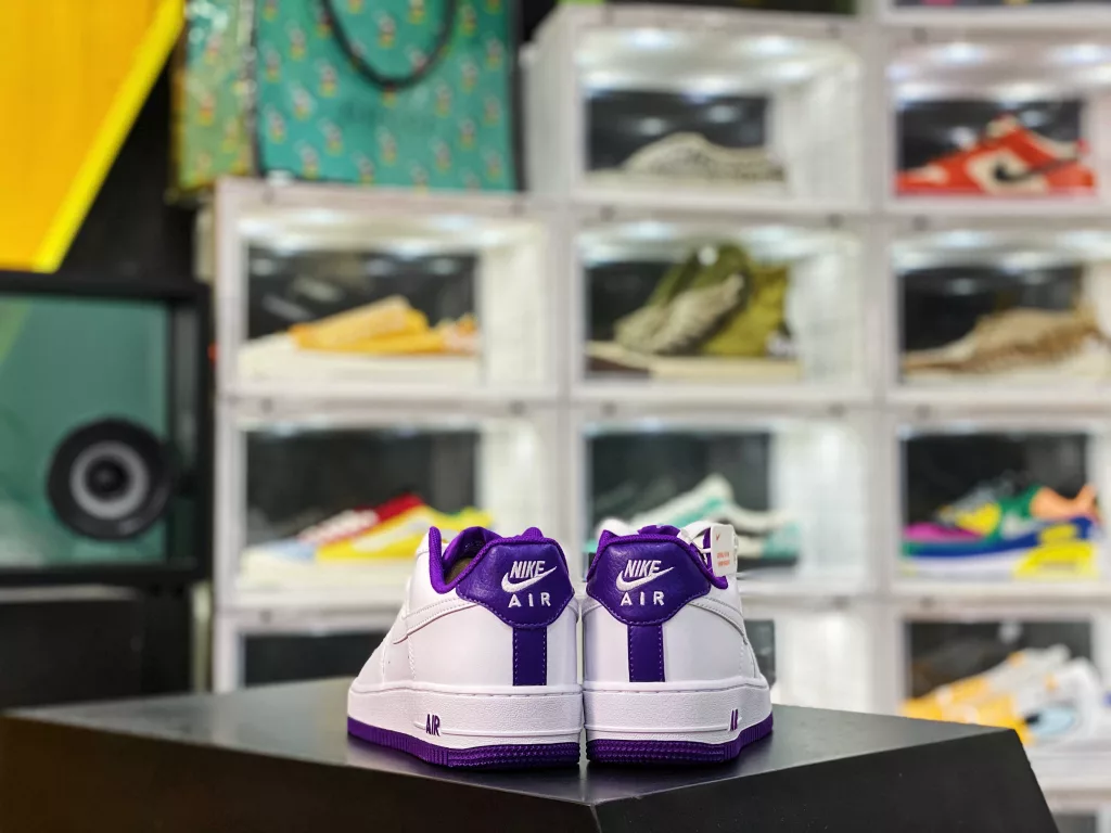 Air Force1 Low White purple Air Force One low-end CJ1380-10010