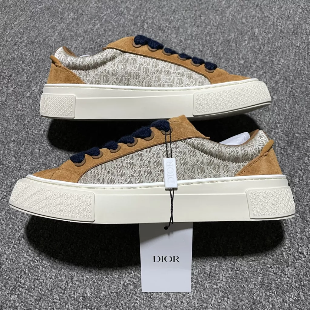 Dior x Denim Tears 23ss co-branded B33 series round head casual sneakers Size: 39-45