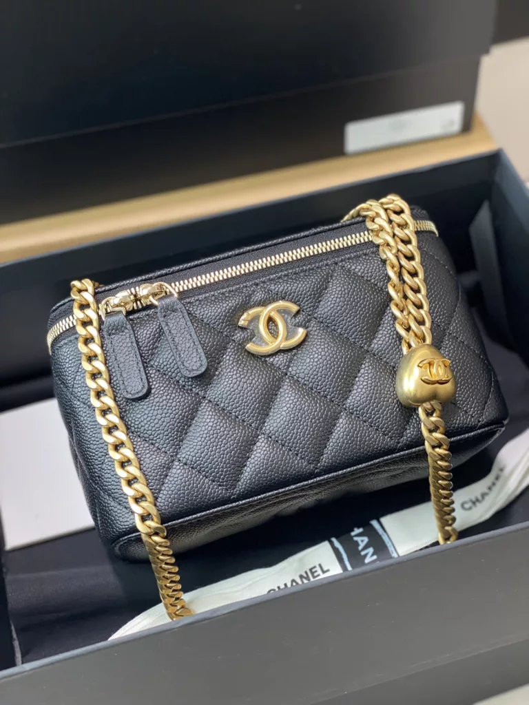 Chanel makeup bag