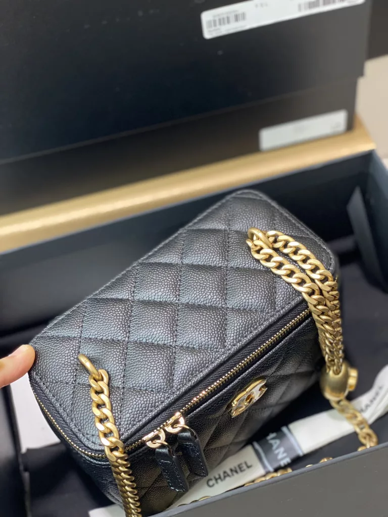 Chanel makeup bag