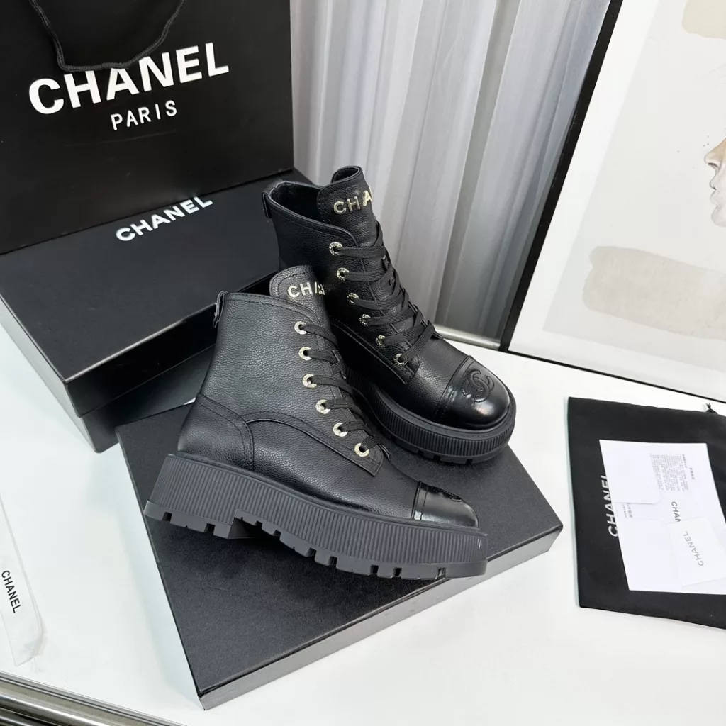 Chanel doc Martens