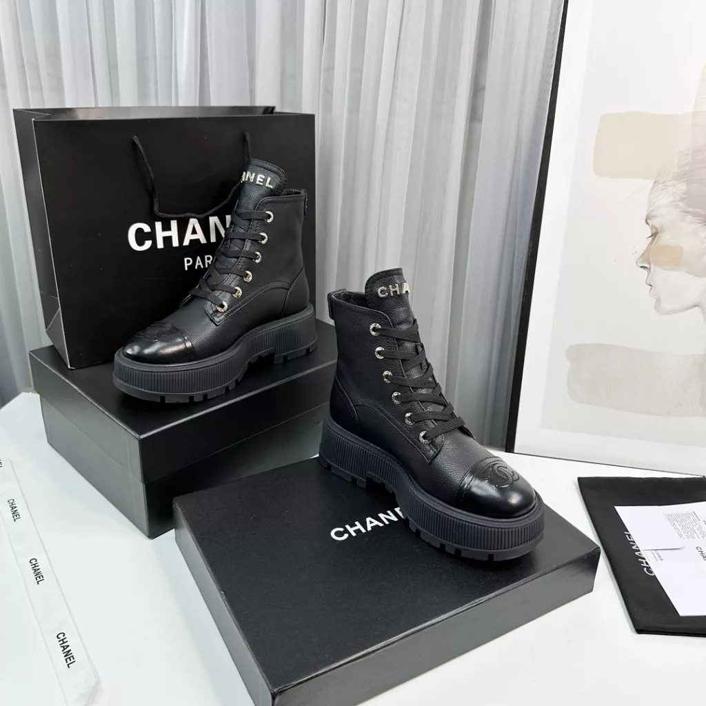 Chanel doc Martens