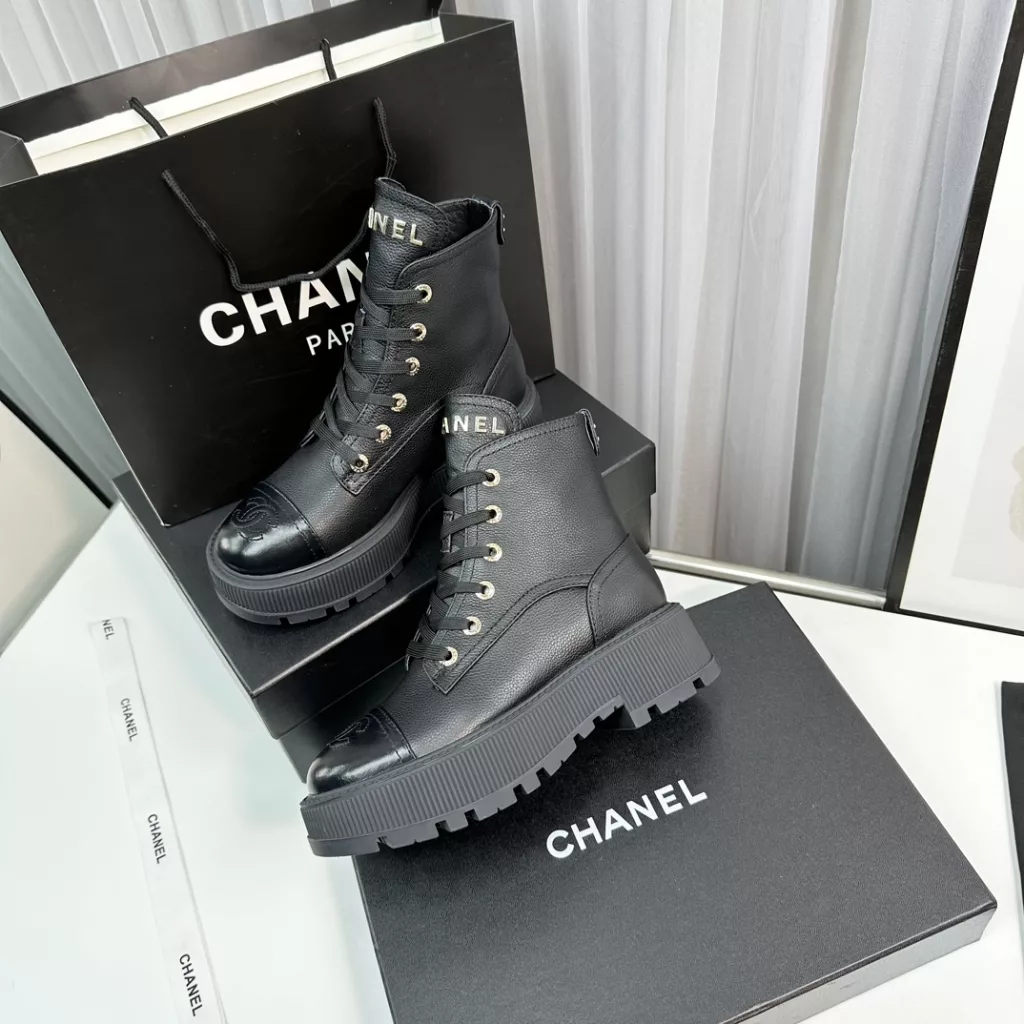 Chanel doc Martens