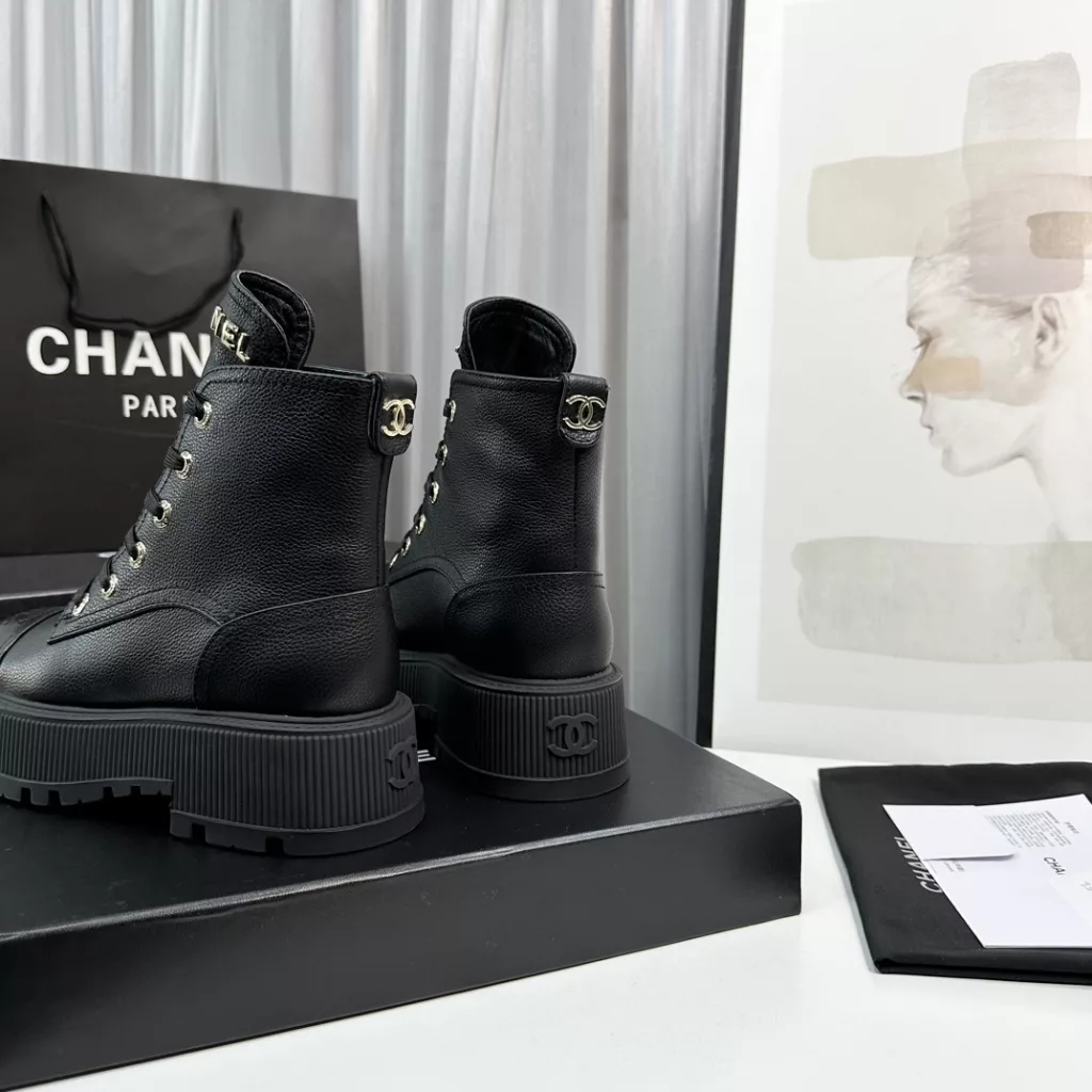 Chanel doc Martens